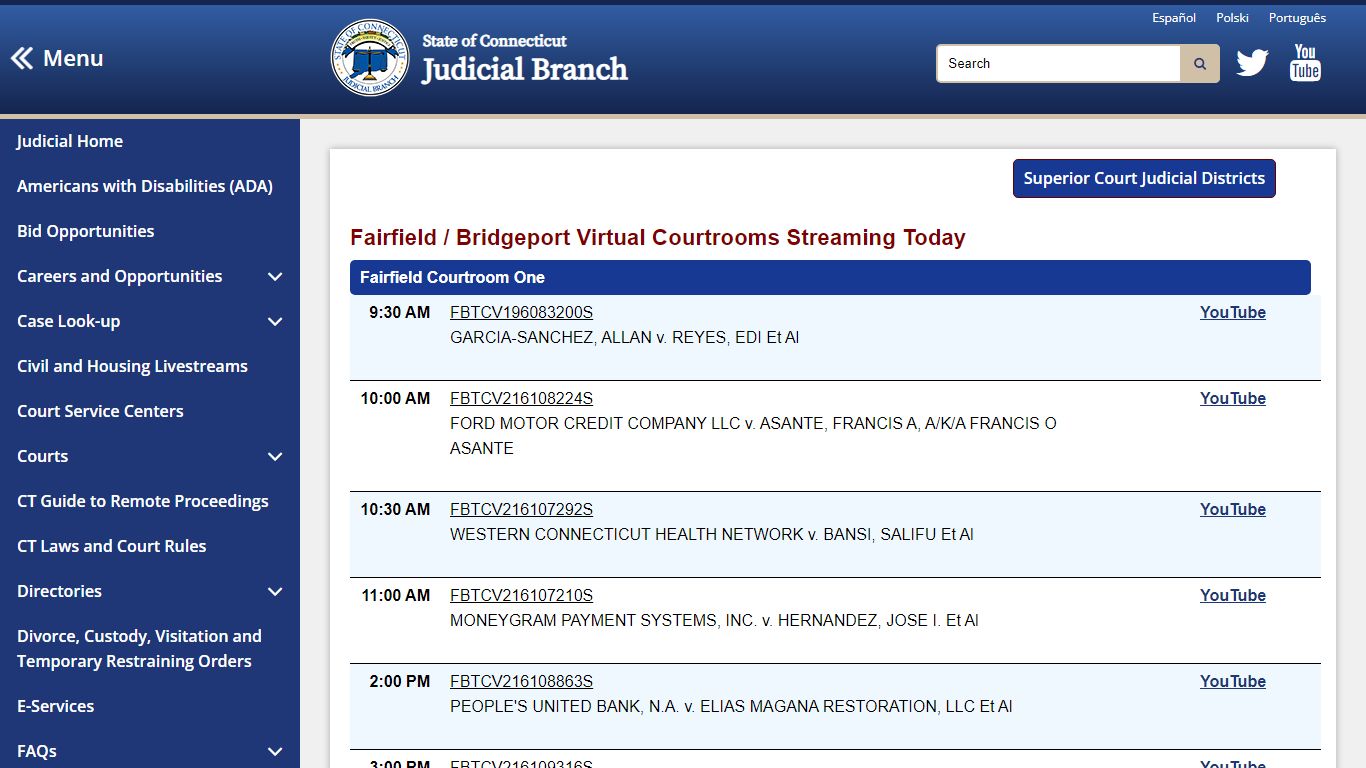 CT Judicial - Public Access